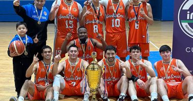 Selección de Santa Cruz Campeón de Básquetbol en Maxiliga de Curicó
